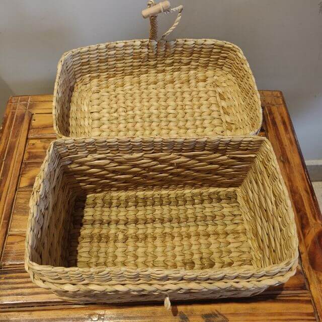 Kauna Straw Handwoven Vanity Case