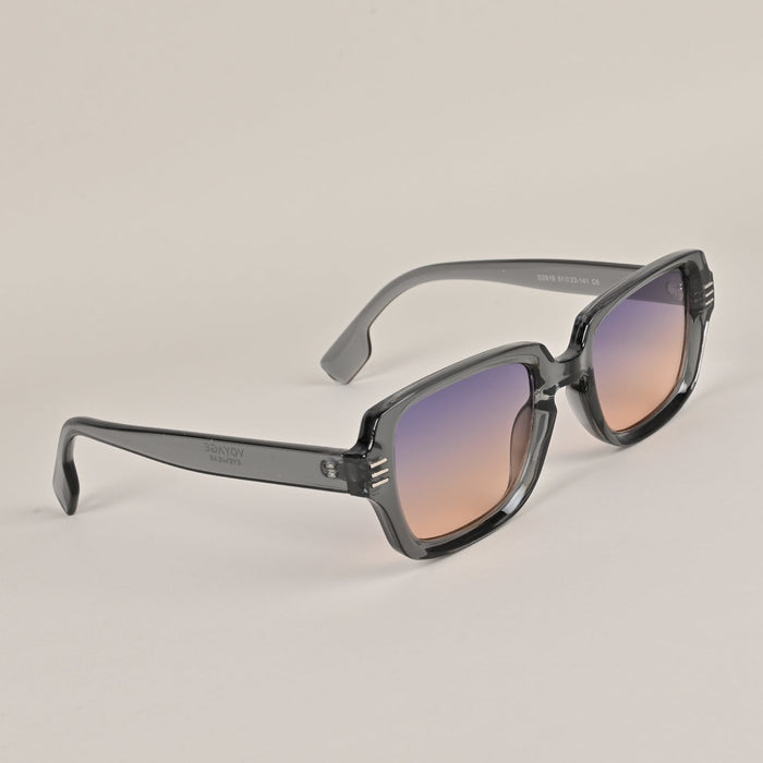 Voyage Grey & Brown Wayfarer Sunglasses - MG3701