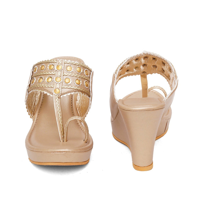 Gold Filigree Wedges