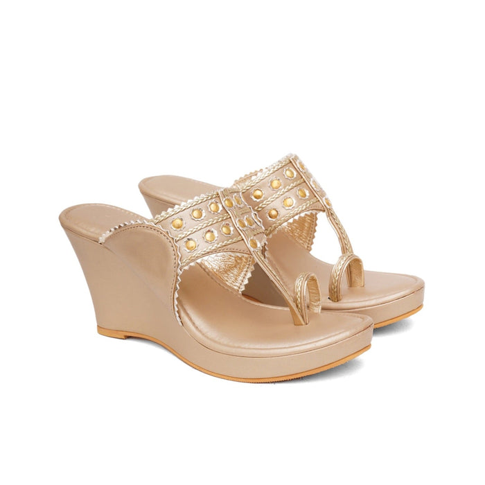 Gold Filigree Wedges