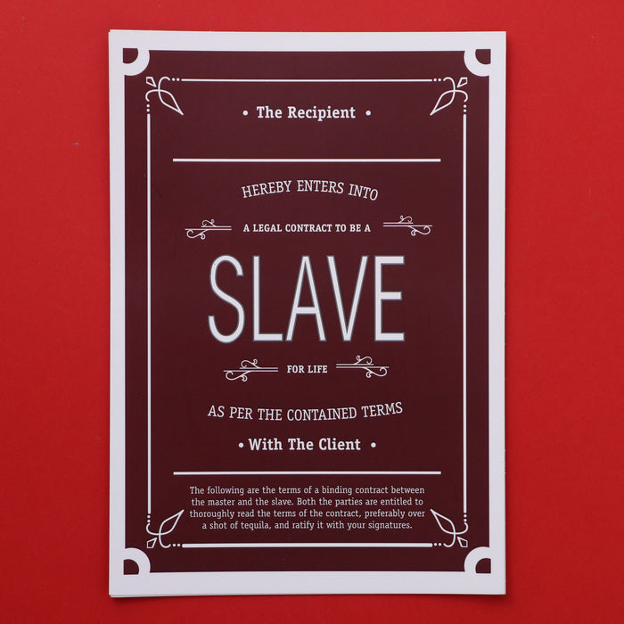 Slave Contract