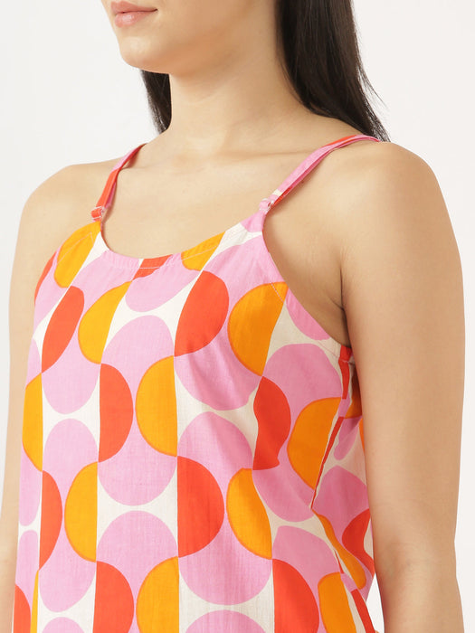 Sleeveless GeoMatrix Co-ord Set-CK-GEOMATRIX-SL