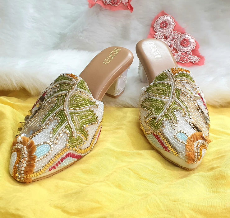 Tropical Beads Mules