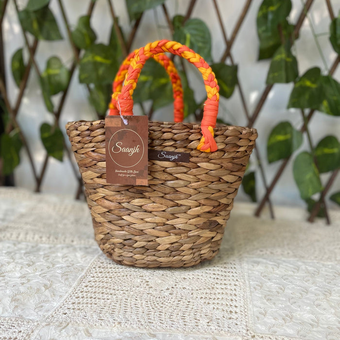 Shaded Straw Basket