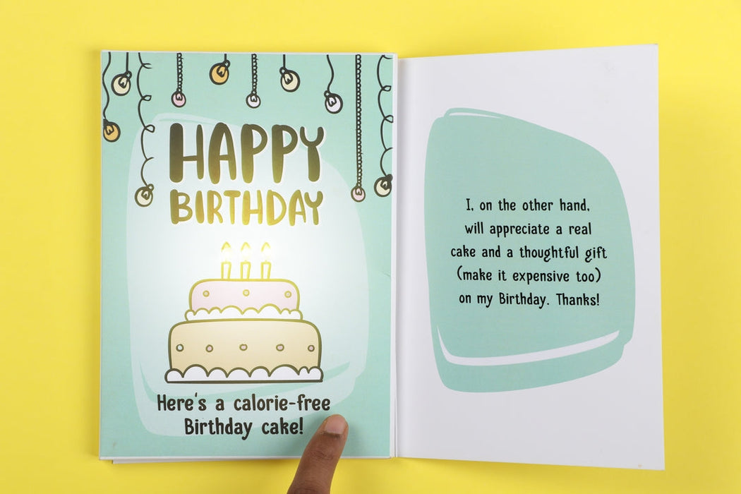 Lit Birthday Card