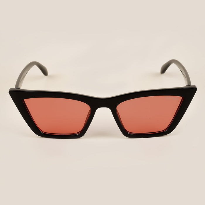 Voyage Black-Red Cateye Sunglasses - MG3299