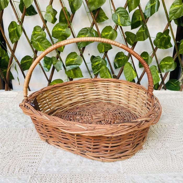 Maga Basket Wicker Heart Shape Hanging | Fruits Storage | Table Organisation