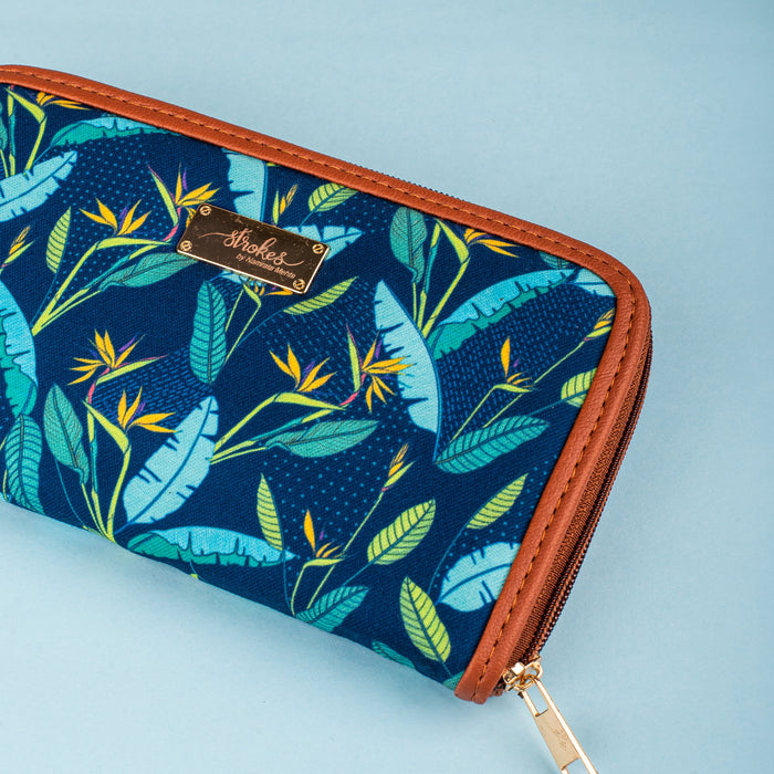 Birds of Paradise Zipper Wallet