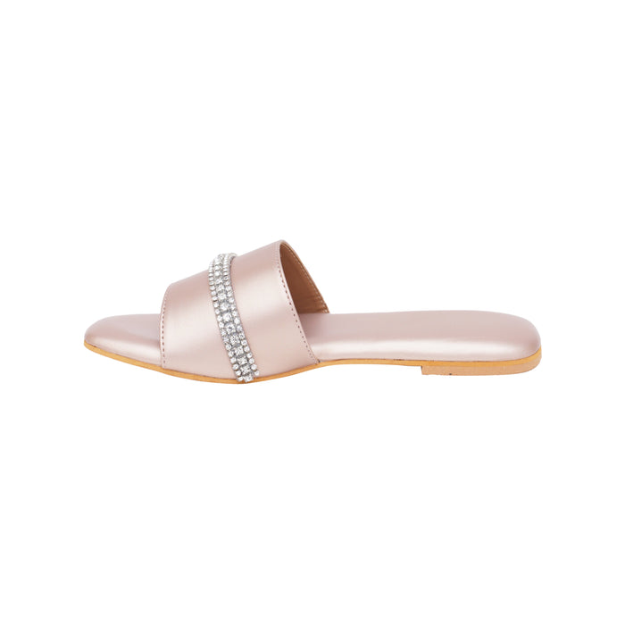 Vivien Dull Gold Flats