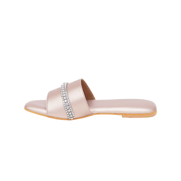 Vivien Rose Gold Flats