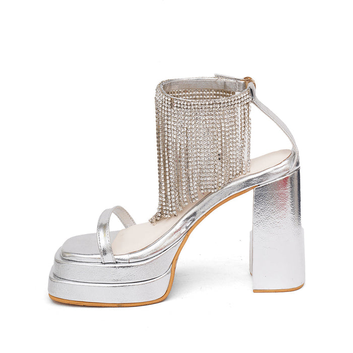 Jewel In Silver Heel