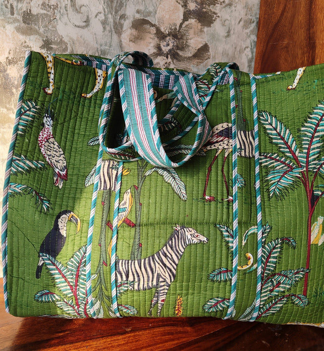 Jungle Joy Tote (Green)