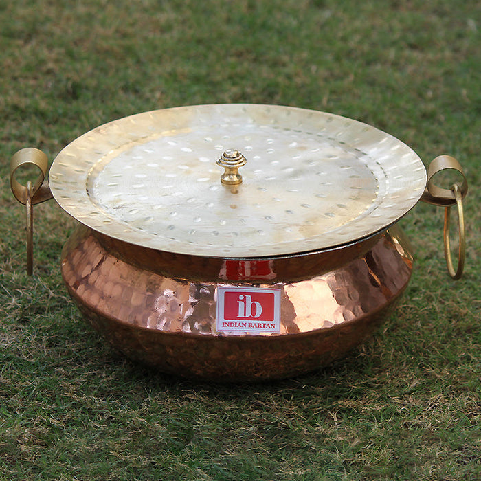 Copper Sipri / Handi With Lid