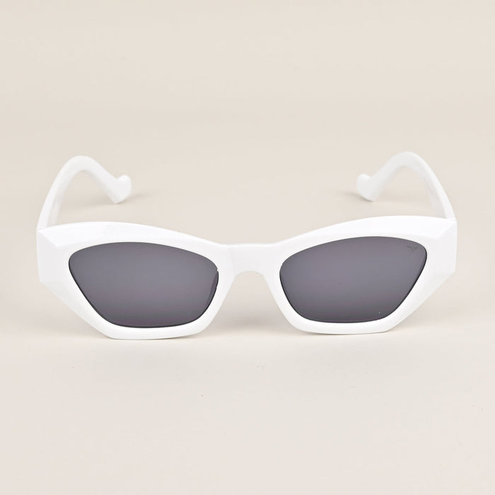 Voyage White Oval Sunglasses - MG3664