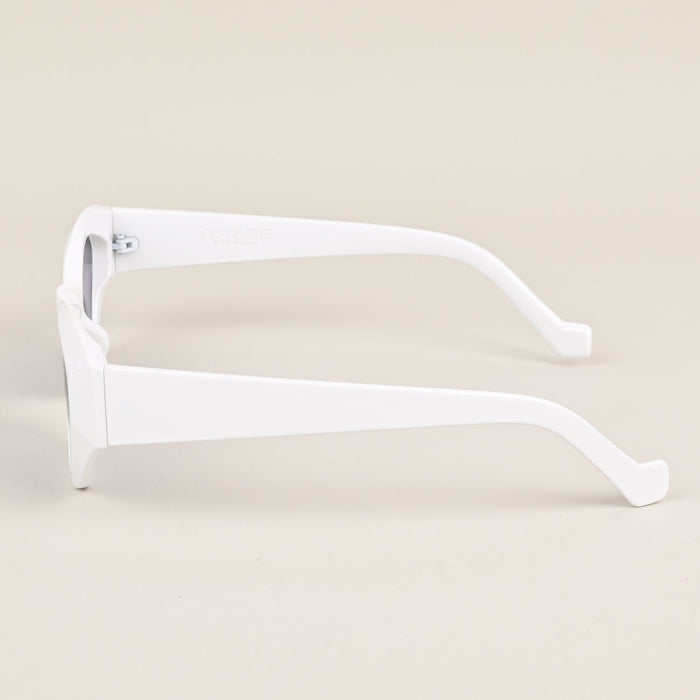 Voyage White Oval Sunglasses - MG3664