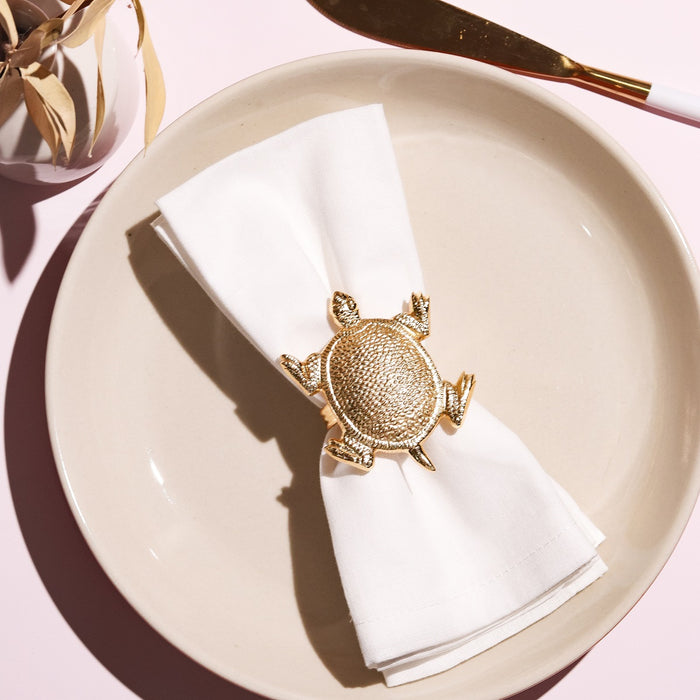 Elegant Napkin Rings for Dining Table, Tortoise