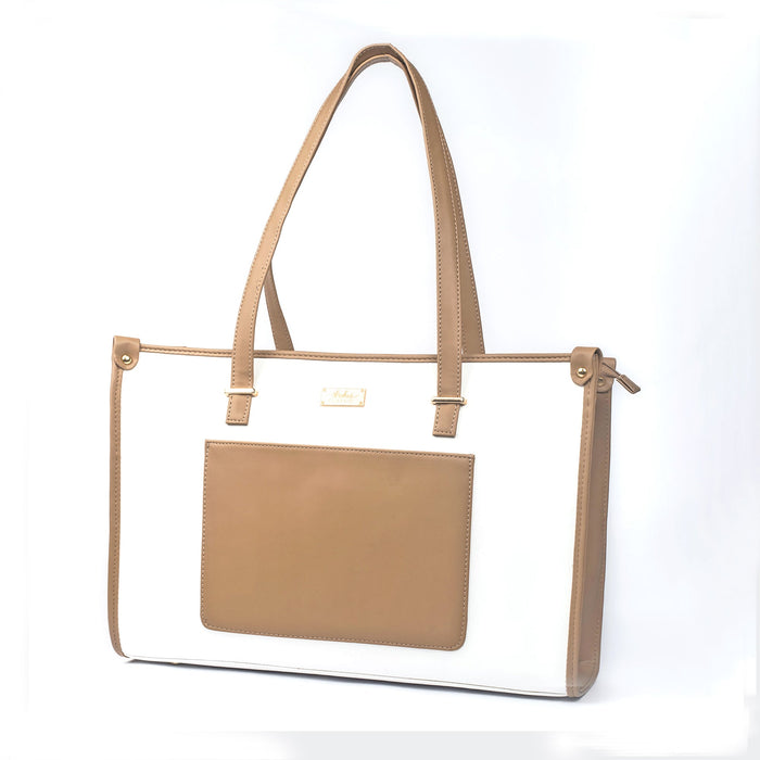 Vanilla Taupe Box Tote bag