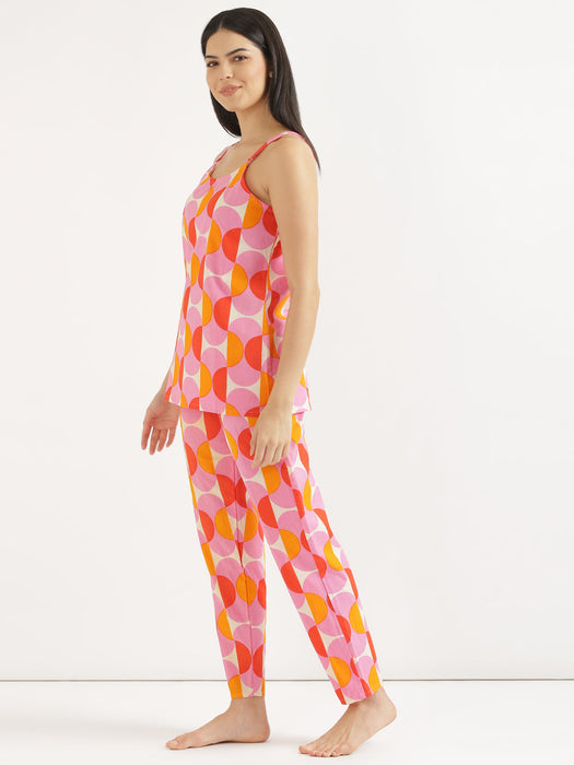 Sleeveless GeoMatrix Co-ord Set-CK-GEOMATRIX-SL