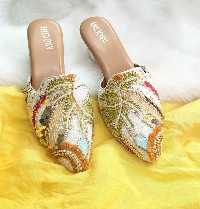 Tropical Beads Mules