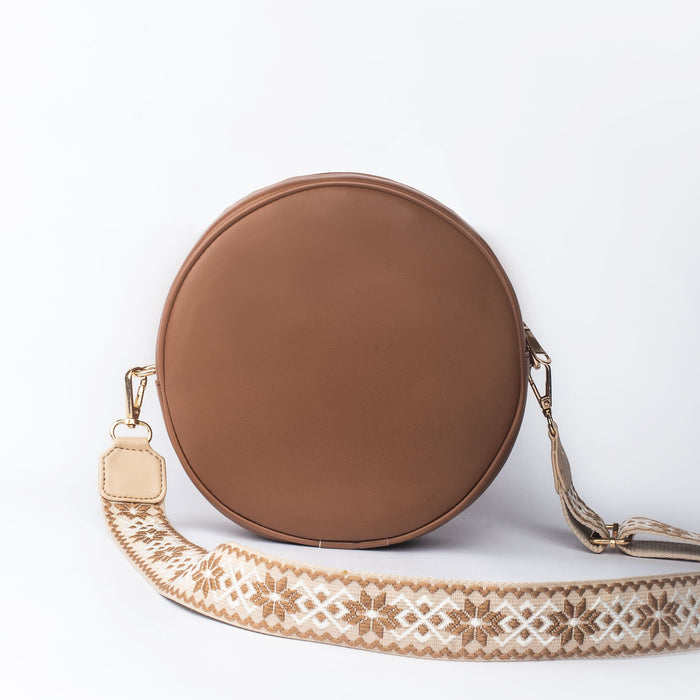 Mocha Elegance Orbit Sling bag