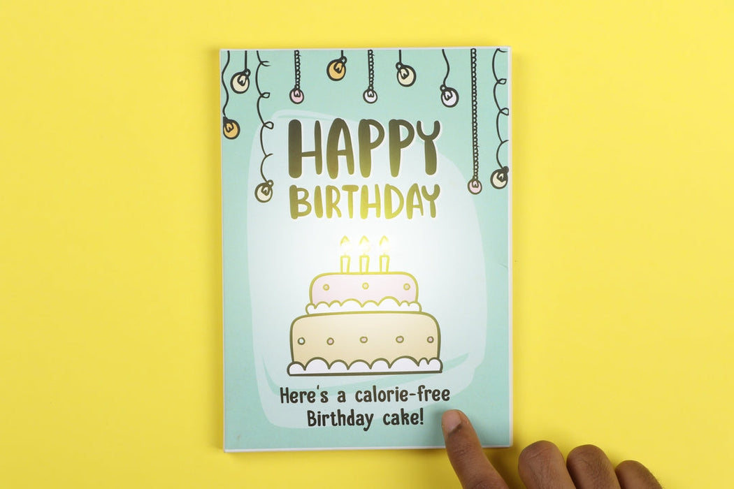 Lit Birthday Card