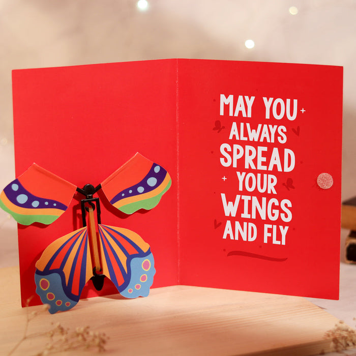 Women- Day Butterfly Card - Set of 100