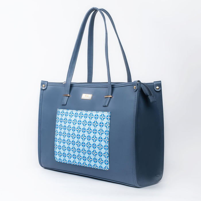 Sapphire Symmetry Box Tote bag