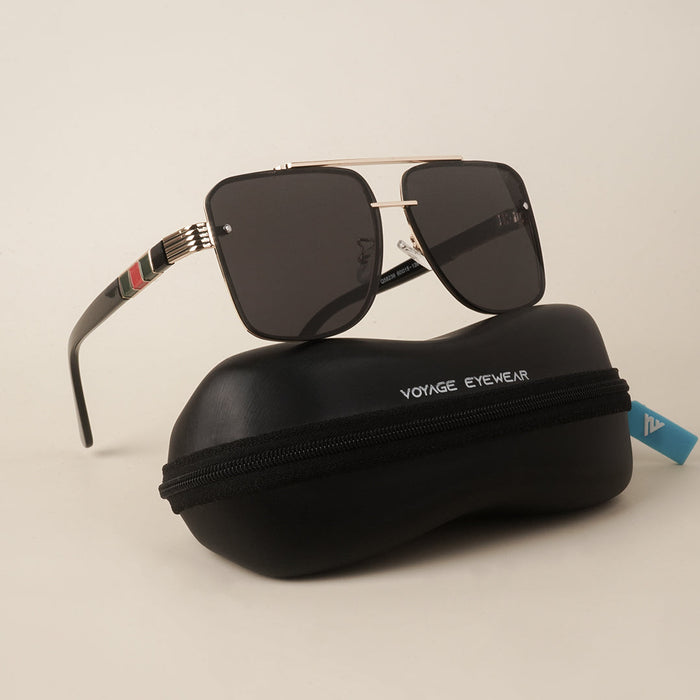 Voyage Black Wayfarer Sunglasses for Men & Women - MG4162