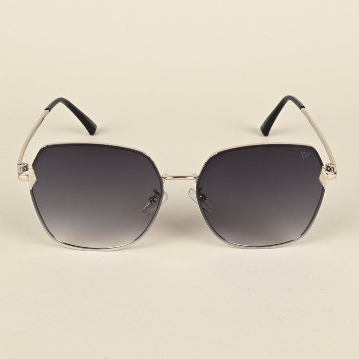 Voyage Grey Oversize Sunglasses for Women - MG4327