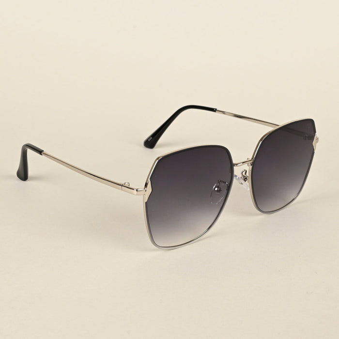 Voyage Grey Oversize Sunglasses for Women - MG4327