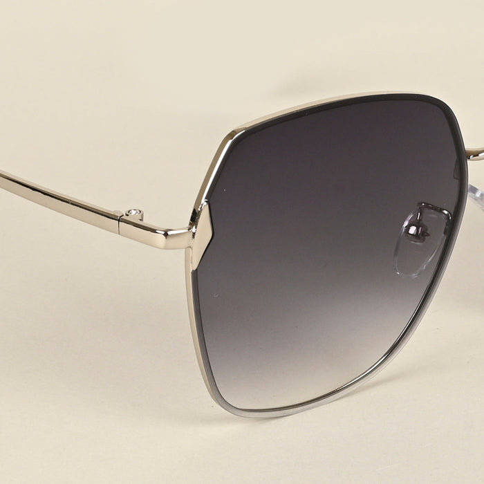 Voyage Grey Oversize Sunglasses for Women - MG4327