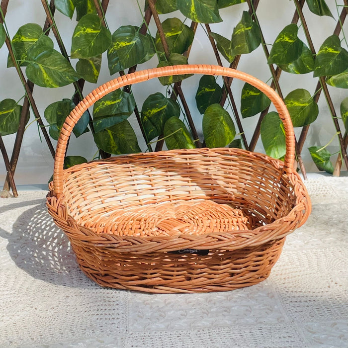 Maga Basket Wicker Square Shape with Handle