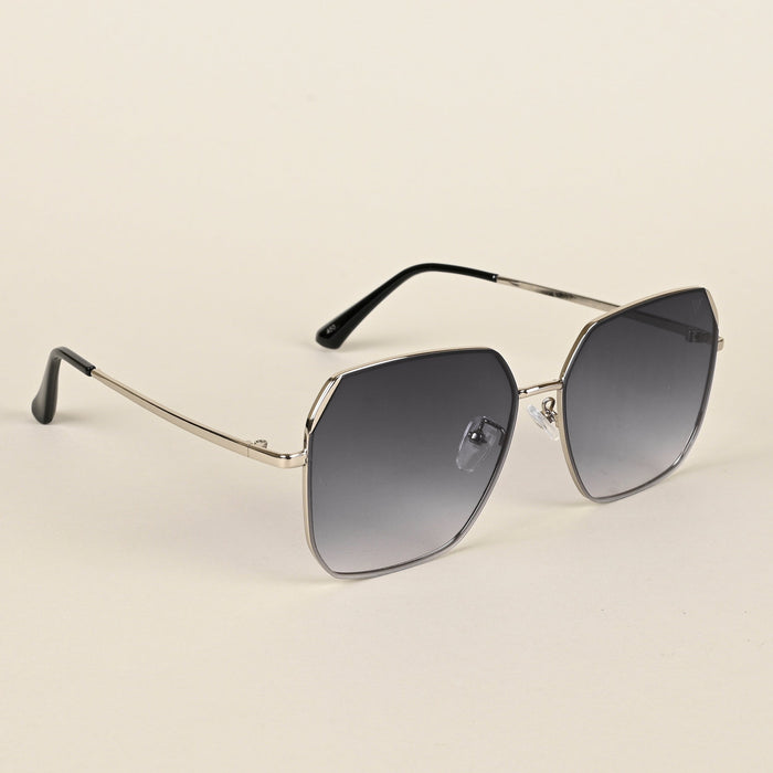 Voyage Grey Square Sunglasses for Men & Women - MG4339