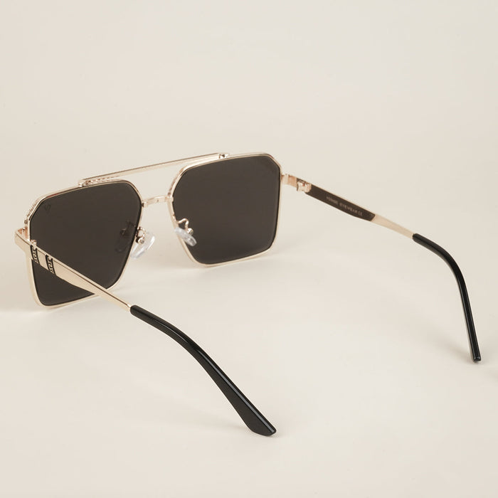 Voyage Golden & Black Wayfarer Sunglasses for Men & Women - MG4166