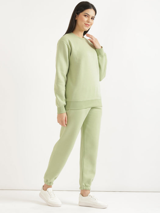 Mint Green Sweatshirt For Women-CK-MINTGREENSWEATSHIRT