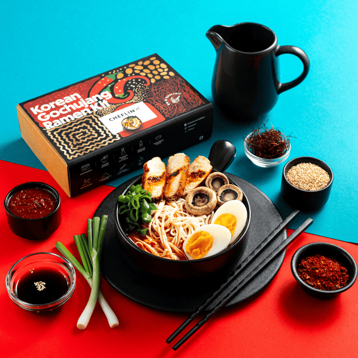 Korean Gochujang Ramen Kit for 4