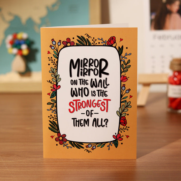 Women's Day Mirror Card - Set of 20