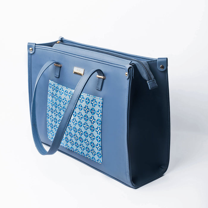 Sapphire Symmetry Box Tote bag