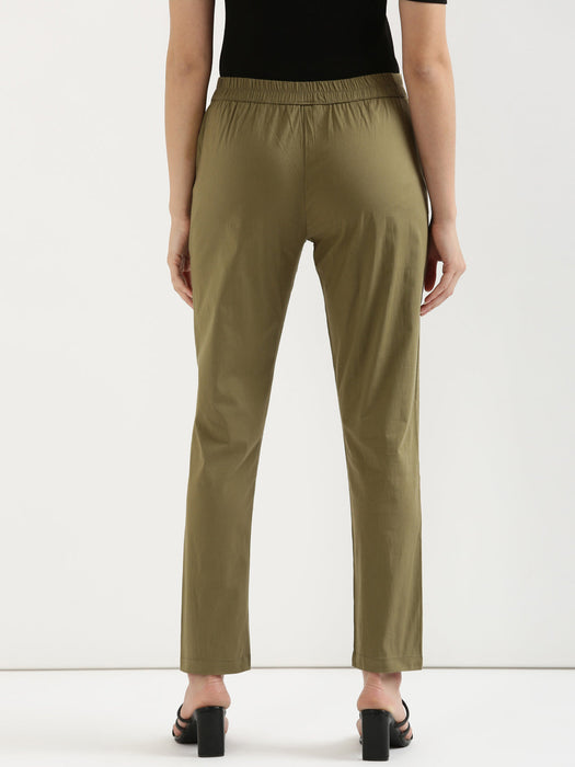 Military Green Stretchable Pants-CK-01-OLIVEPANT