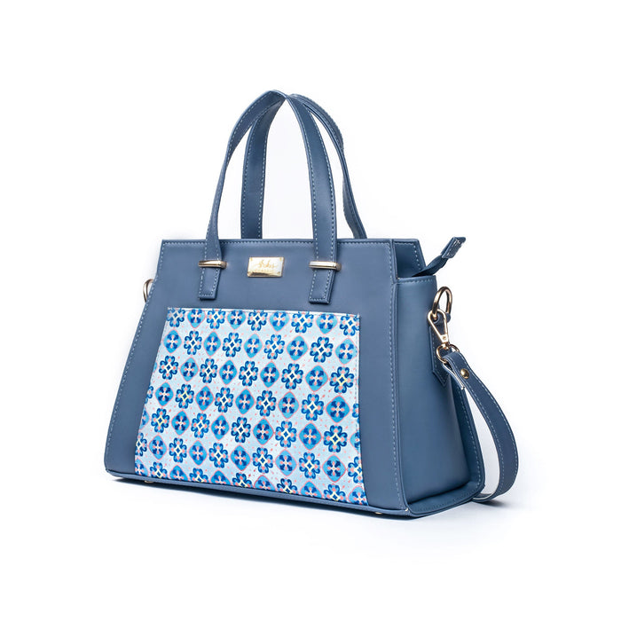 Sapphire Symmetry Handbag