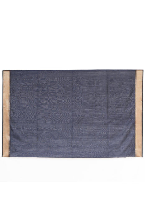 Maheshwari Silk Saree - Indigo