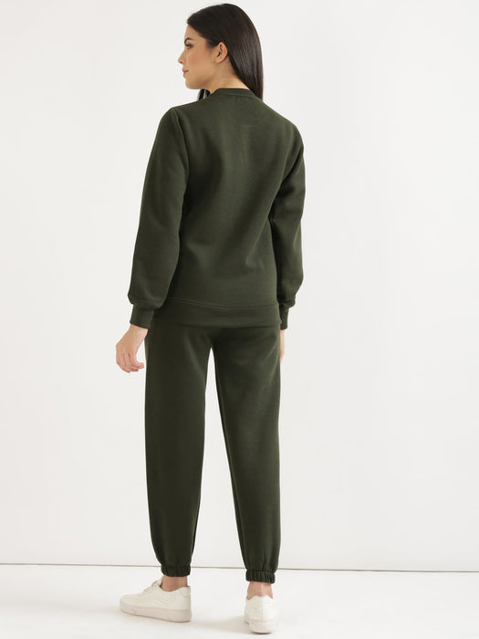 Olive Sweatshirt For Women-CK-OLIVESWEATSHIRT