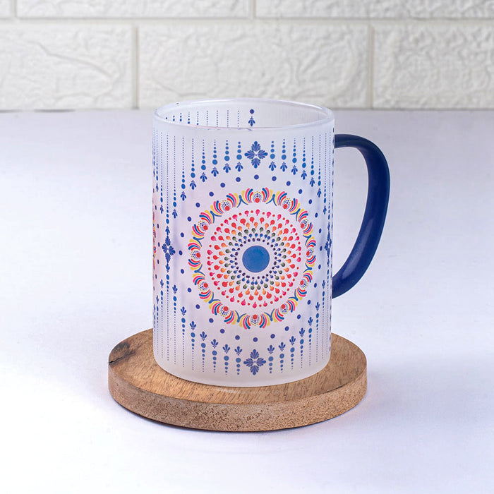 Mystical Mandala Frosted mugs - Set of 2 and 4