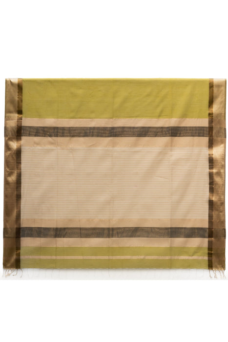 Maheshwari Silk Saree - Green