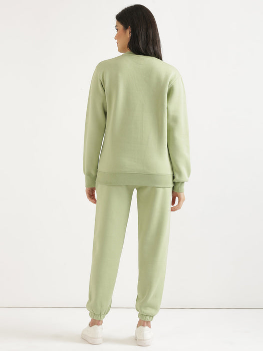 Mint Green Sweatshirt For Women-CK-MINTGREENSWEATSHIRT