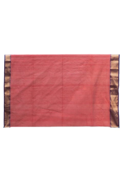 Maheshwari Silk Saree - Maroon