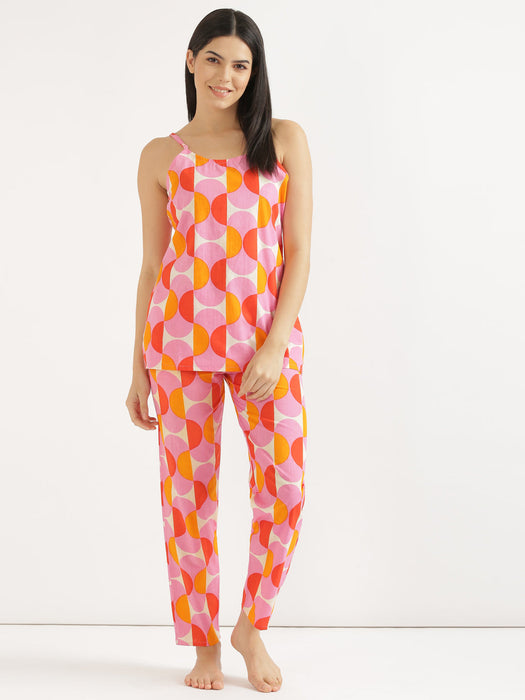 Sleeveless GeoMatrix Co-ord Set-CK-GEOMATRIX-SL