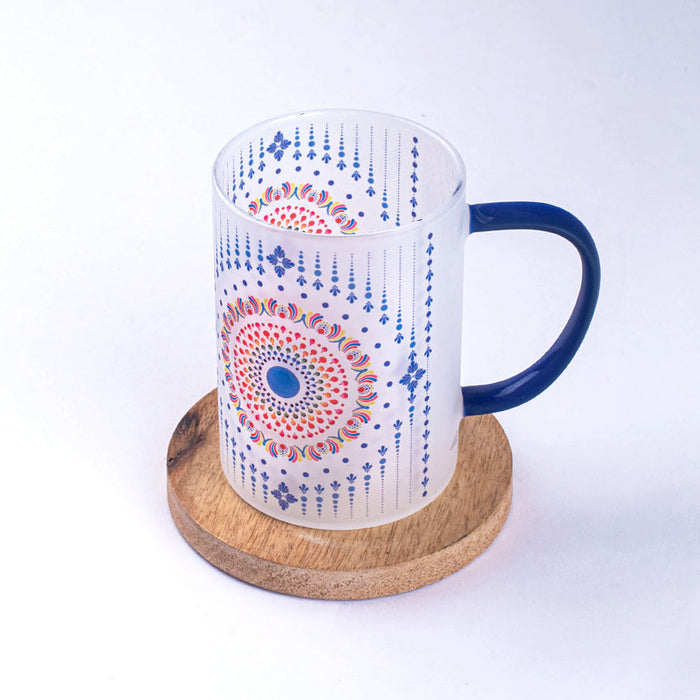 Mystical Mandala Frosted mugs - Set of 2 and 4