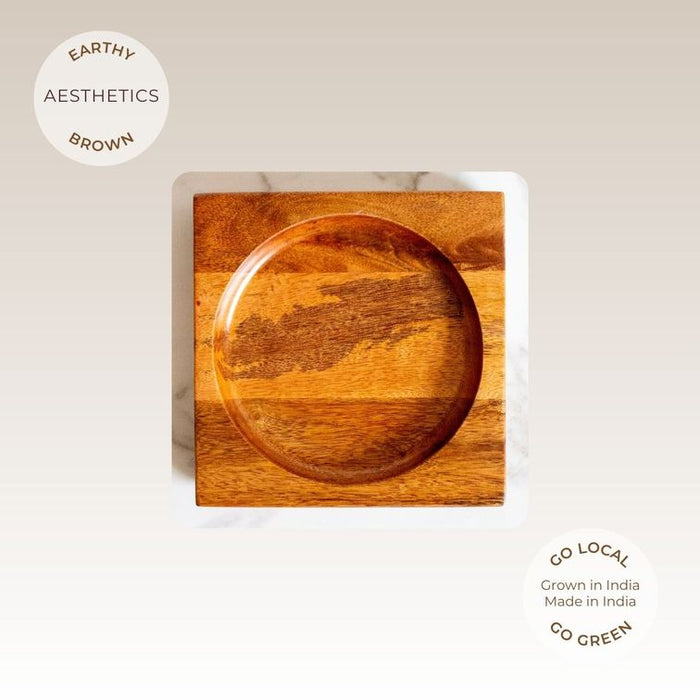 Wooden Squircle Mango Wood Plate