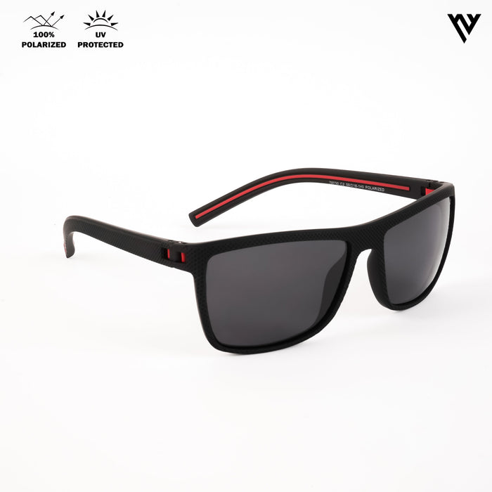 Voyage Exclusive Black Polarized Wayfarer Sunglasses for Men & Women - PMG4293